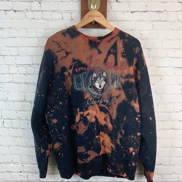 TIMBER WOLF bleached sweater - Picture 2 of 4
